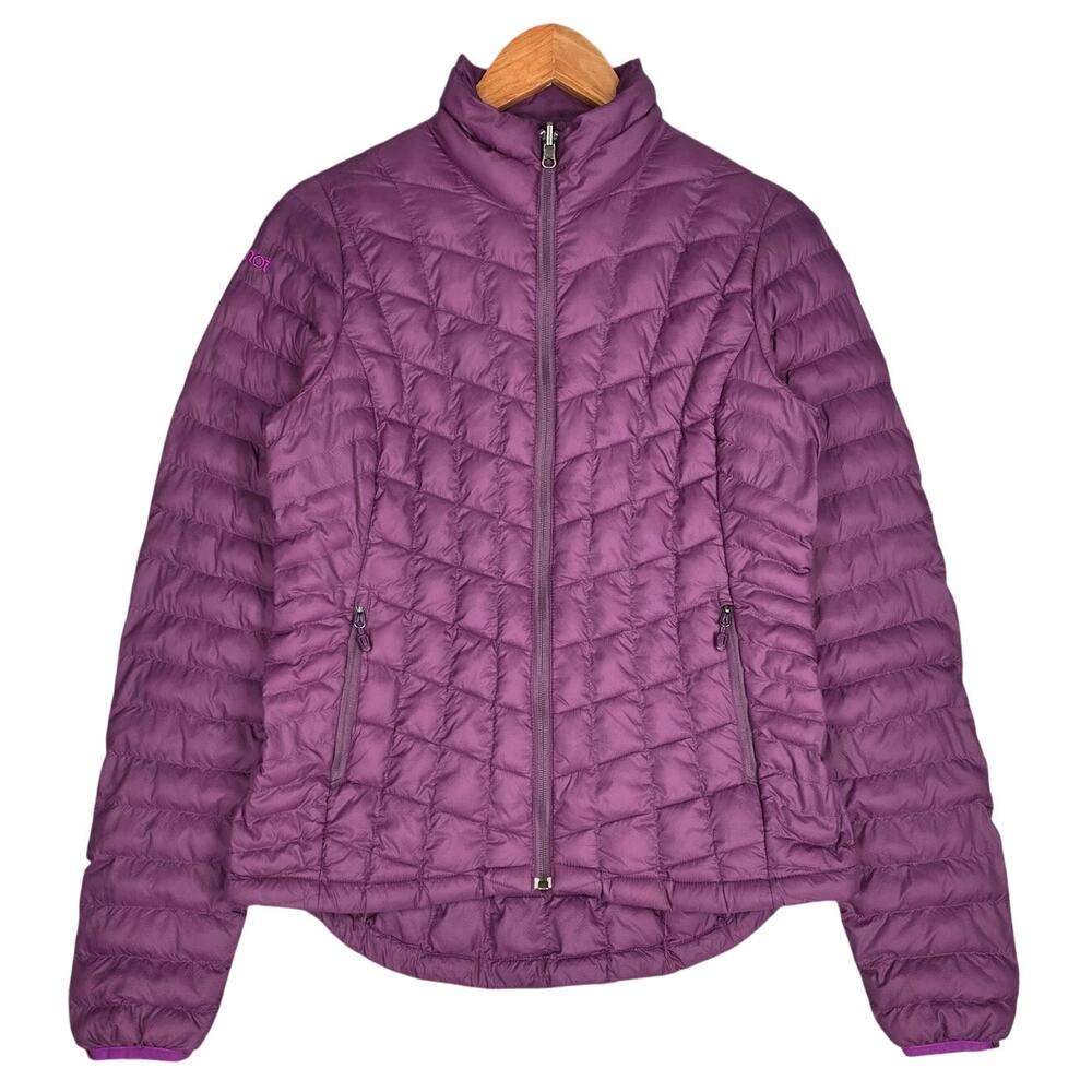 MARMOT WOMEN’S FEATHERLESS THINSULATE PUFFER JACKET – PURPLE – SIZE SMALL